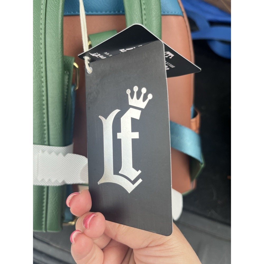 Loungefly Bookstore GLOW-IN-THE-DARK Mini Backpack BAM Exclusive New With Tags - Picture 3 of 3